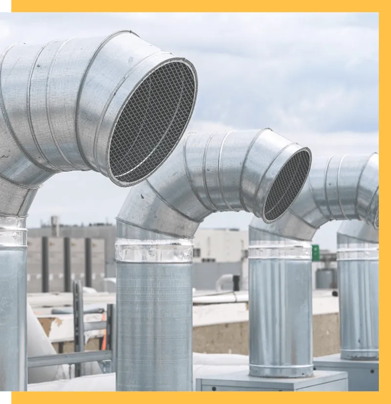 Zdjęcie systemu wentylacyjnego