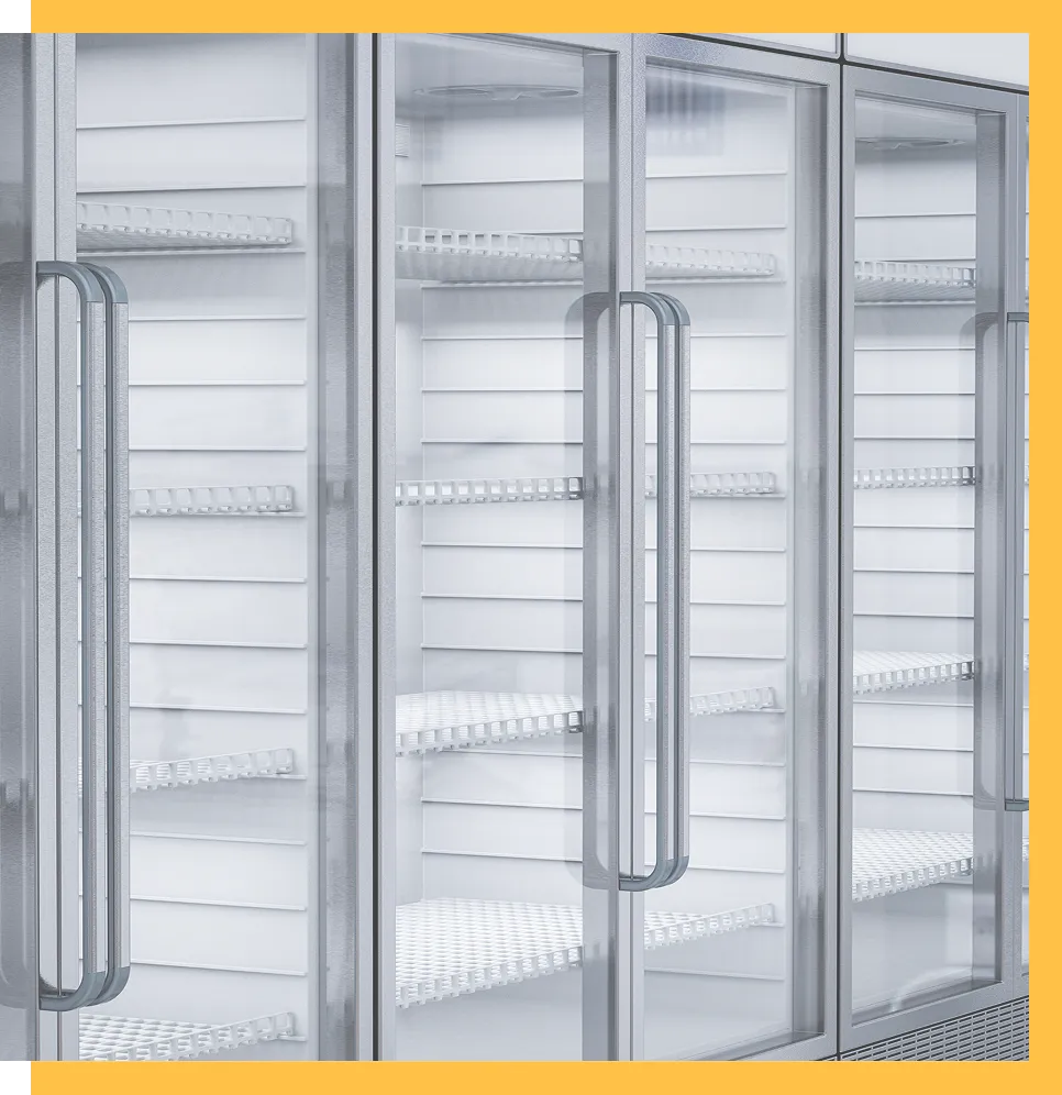 Zdjęcie witryny chłodniczej